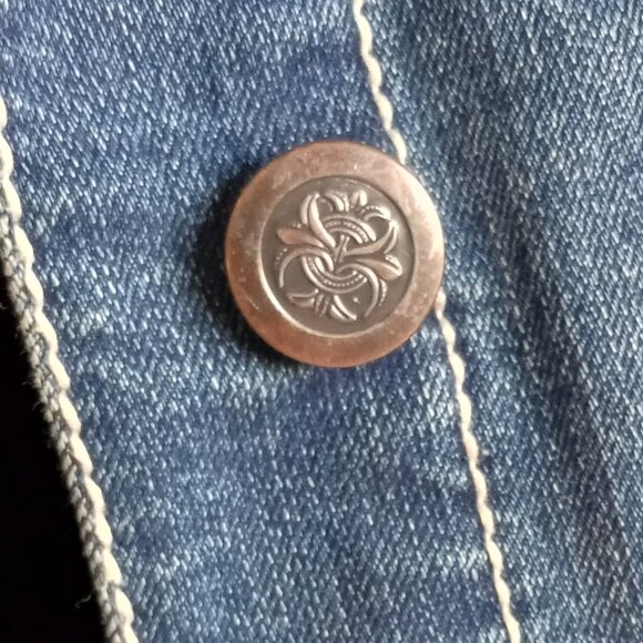 Blue jean and Cotton Hoodie - Picture 5 of 6